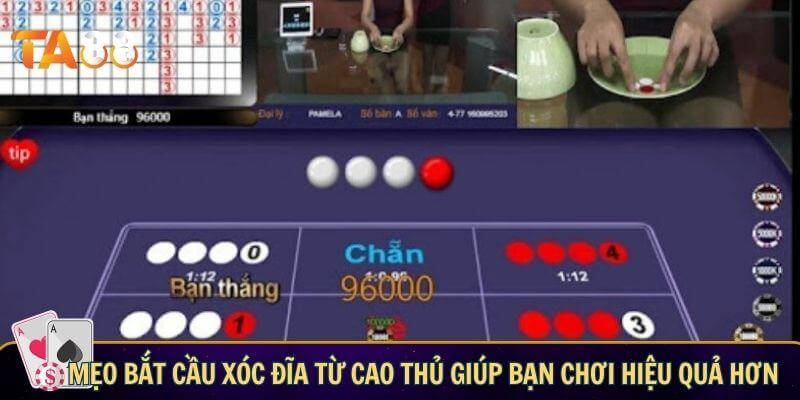 Mẹo bắt cầu xóc đĩa từ cao thủ giúp bạn chơi hiệu quả hơn