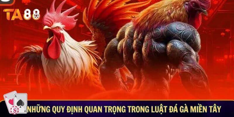 Những quy định quan trọng trong luật đá gà miền Tây