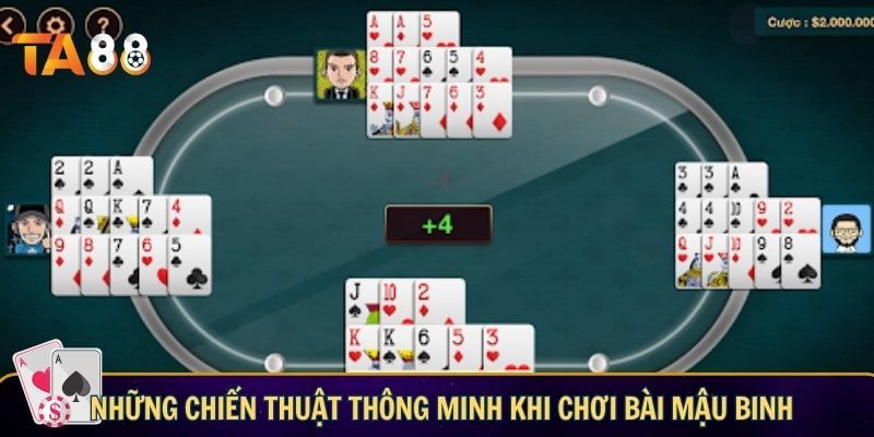 Những chiến thuật thông minh khi chơi bài Mậu Binh